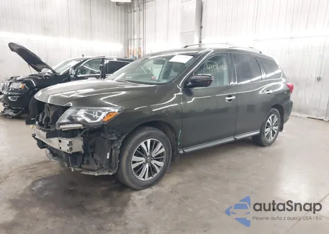 2017 Nissan Pathfinder Sl из США, поврежденный, VIN 5N1DR2MM2HC607278